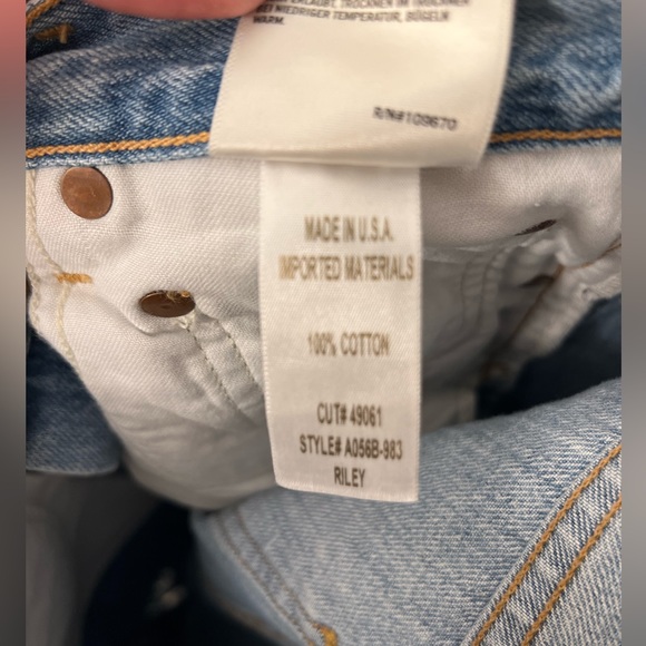 Agolde Riley High Rise Straight Crop - Picture 9 of 10